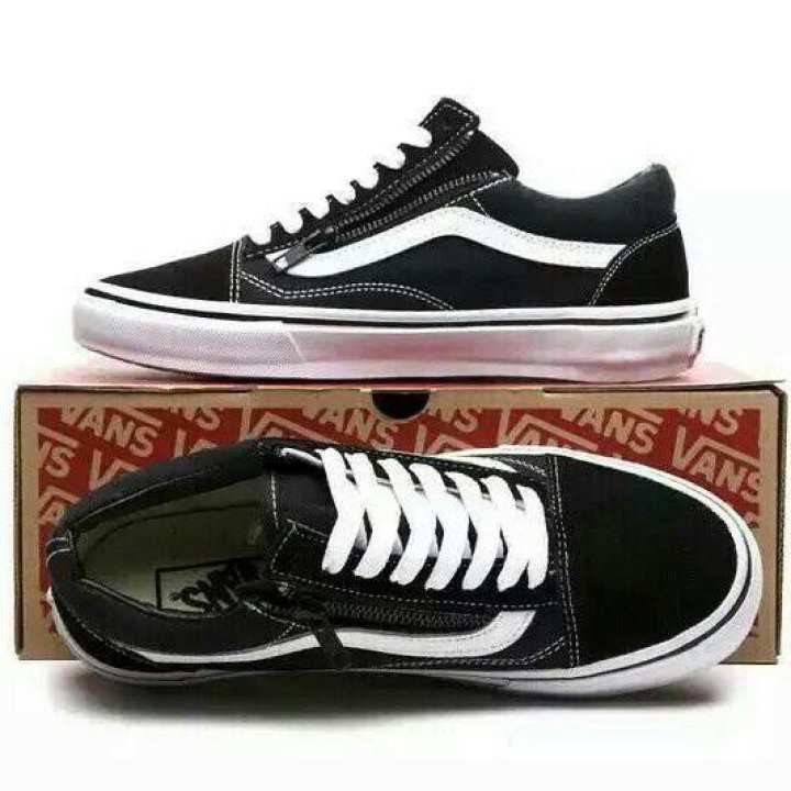vans unisex black sneakers