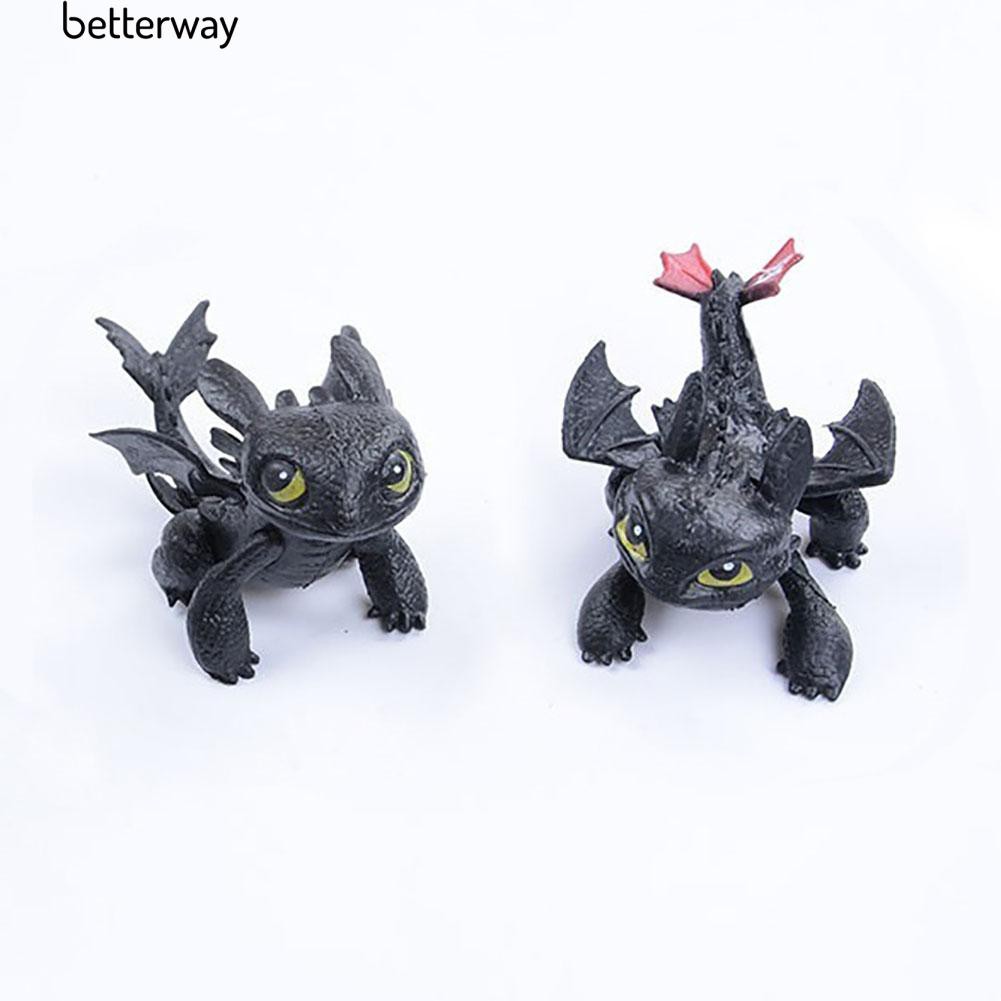 Better Cute How To Train Your Dragon 2 Action Figure Toothless PVC Kids ...