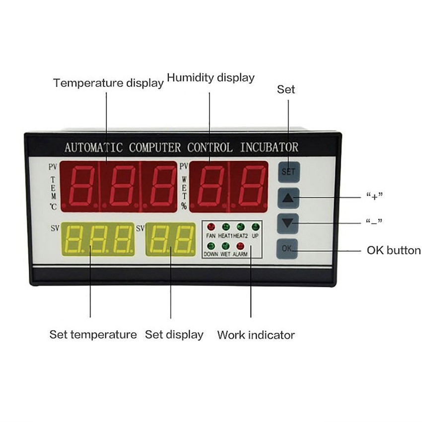 【SOYACAR】Incubator Temperature Controller Incubation Controller Chicken Duck Egg Hatcher Controller #5