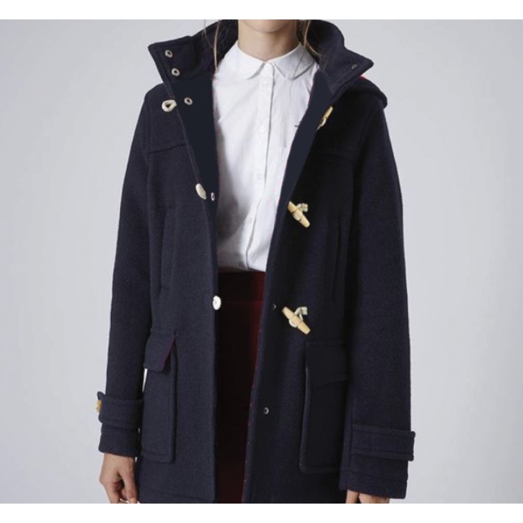 duffle coat with hood womens