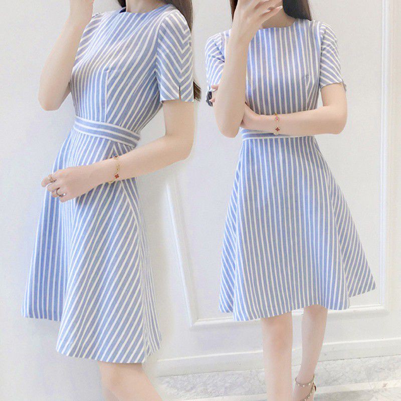 a line casual dresses with sleeves