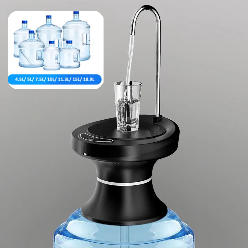 Portable Water Dispenser with Tray Rechargeable Water Pump Drinking ...