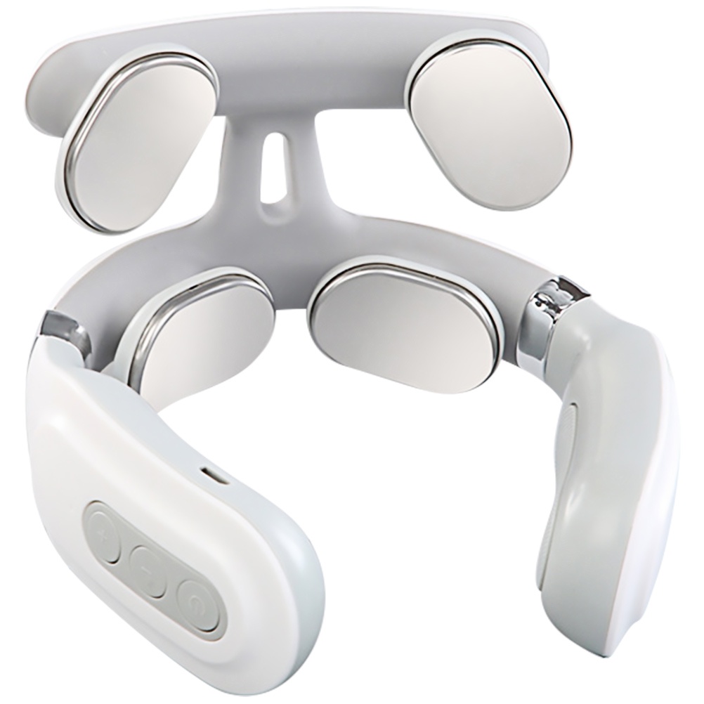 4-Heads Cervical Massager Electric Smart Neck and Shoulder Pain Relief ...