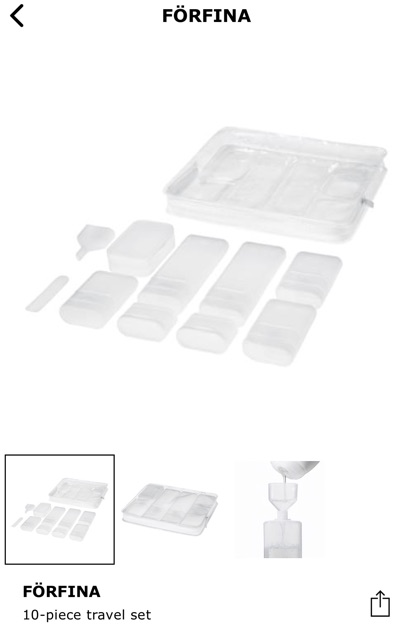 ikea packing cubes forfina