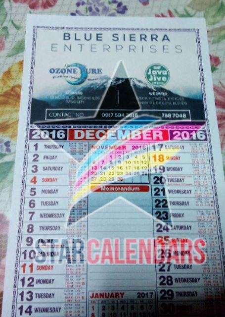 Commercial Calendars Shopee Philippines