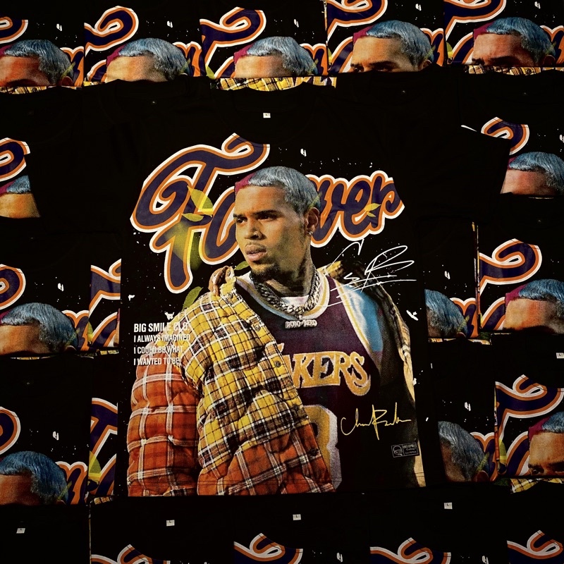 BIG SMILE - Chris Brown Tee RAP SHIRT