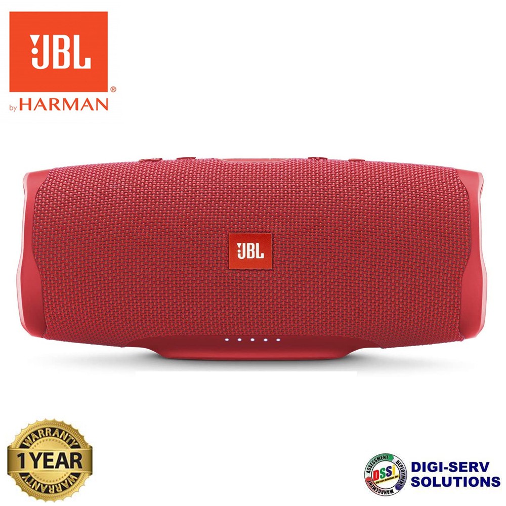 JBL Charge 4 Waterproof Portable Bluetooth Speaker (Red) Wireless