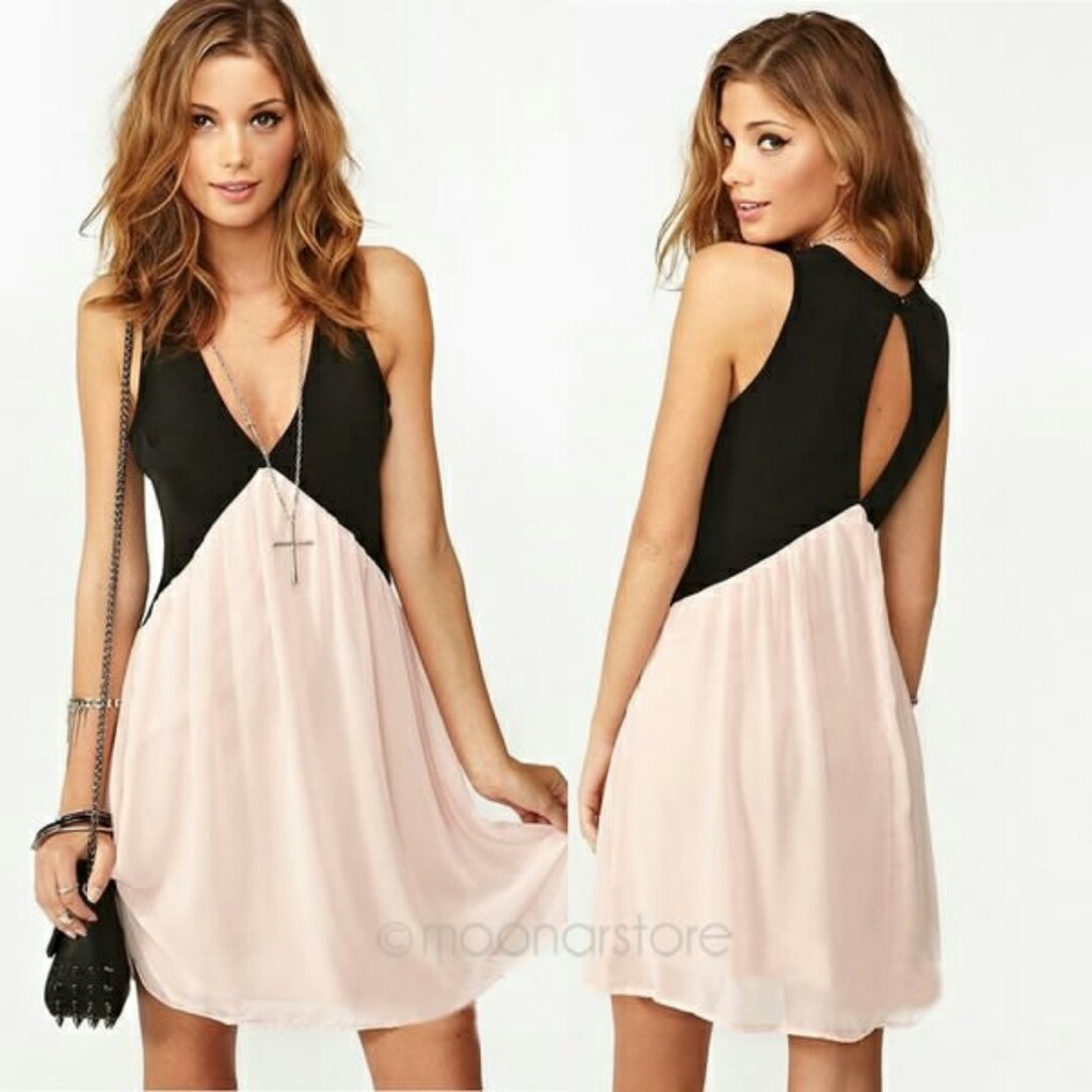 light chiffon dress