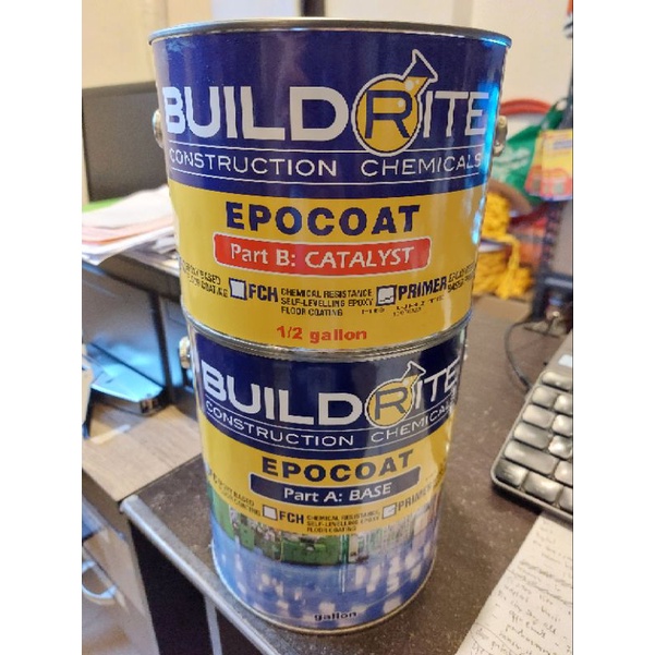 Buildrite Epocoat Floor Epoxy Resin Based Primer Set A & B Gallon