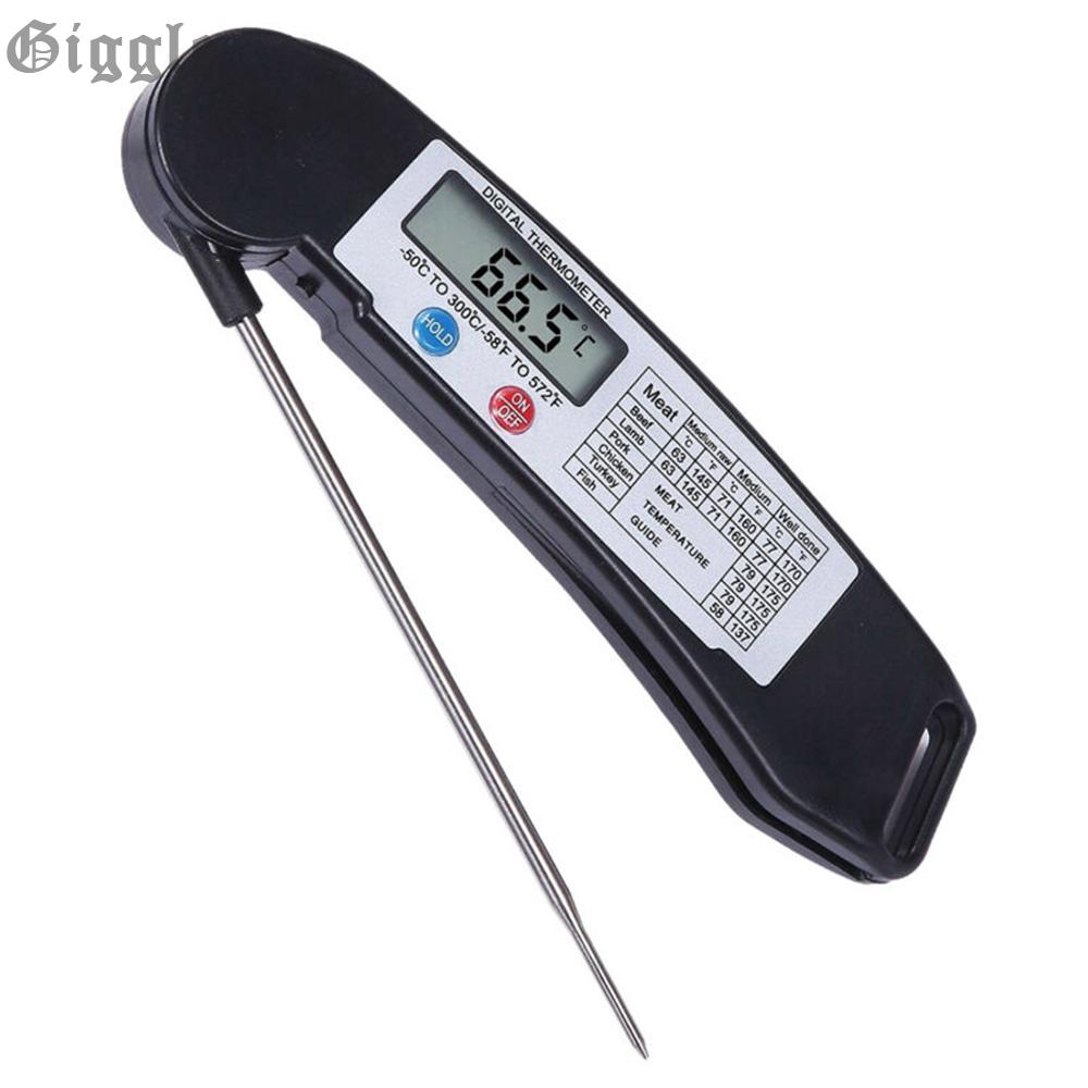 Food Thermometer With Battery For fryers Bread Candy Thermometer Read Digital Cooking Baking
