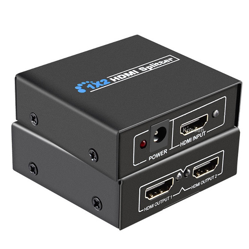 HDMI Splitter 1 in 2 Out HDMI Splitter 1 to 2 Amplifier 1080P HDMI ...