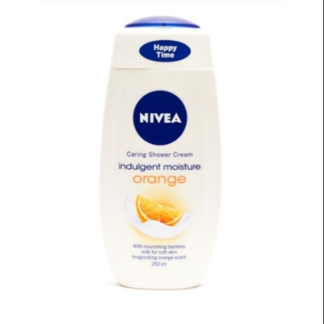 nivea orange shower cream