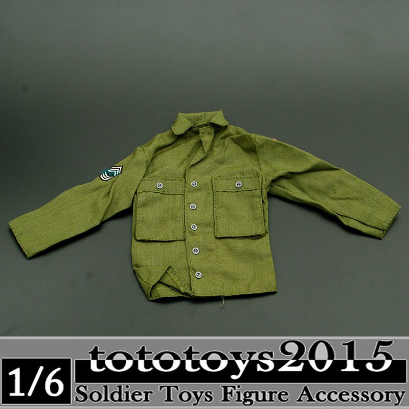 1/6 Scale WW II US Army Canvas jacket Model for 12" Action Figure 