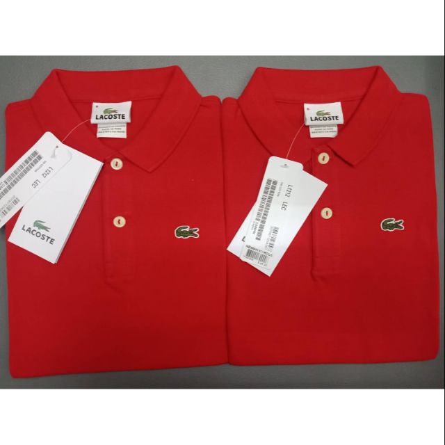 lacoste polo size 5