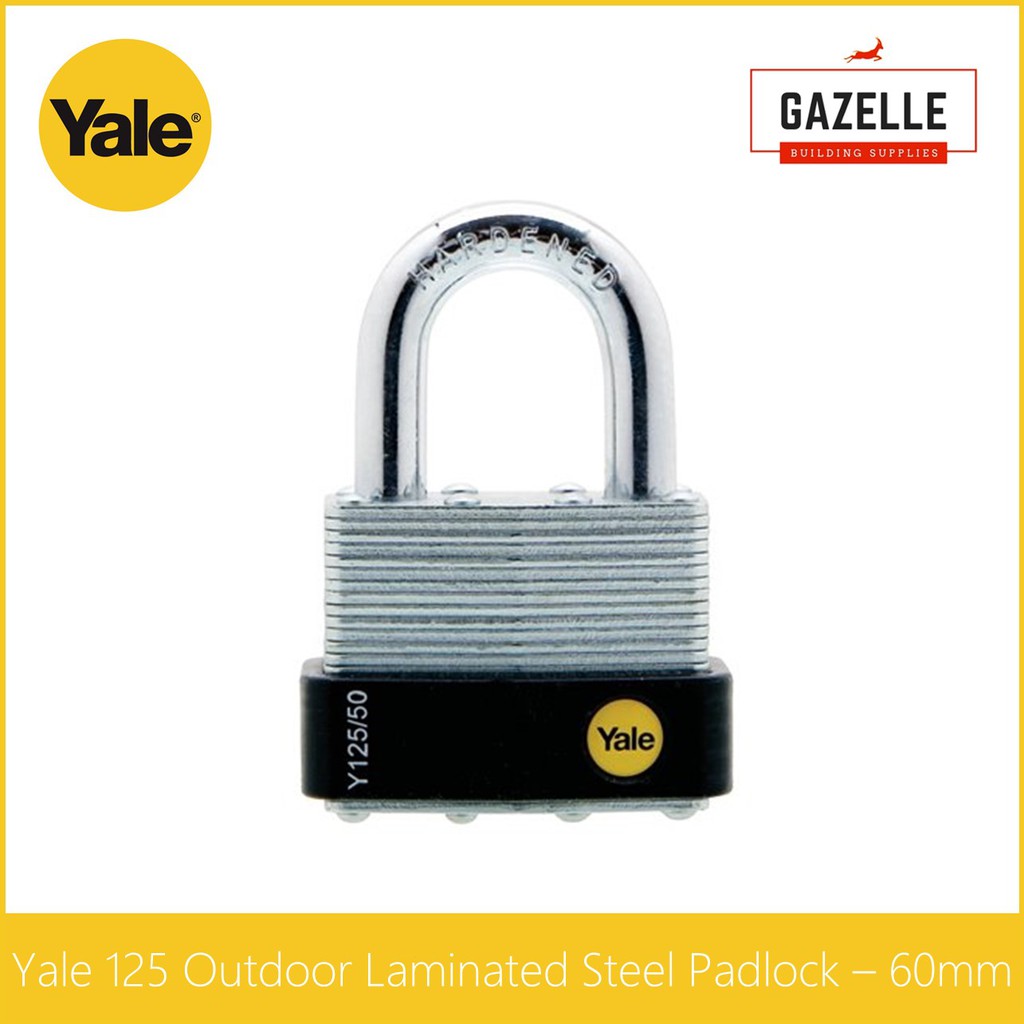 Yale Outdoor Laminated Steel Padlock 60mm Shopee Philippines