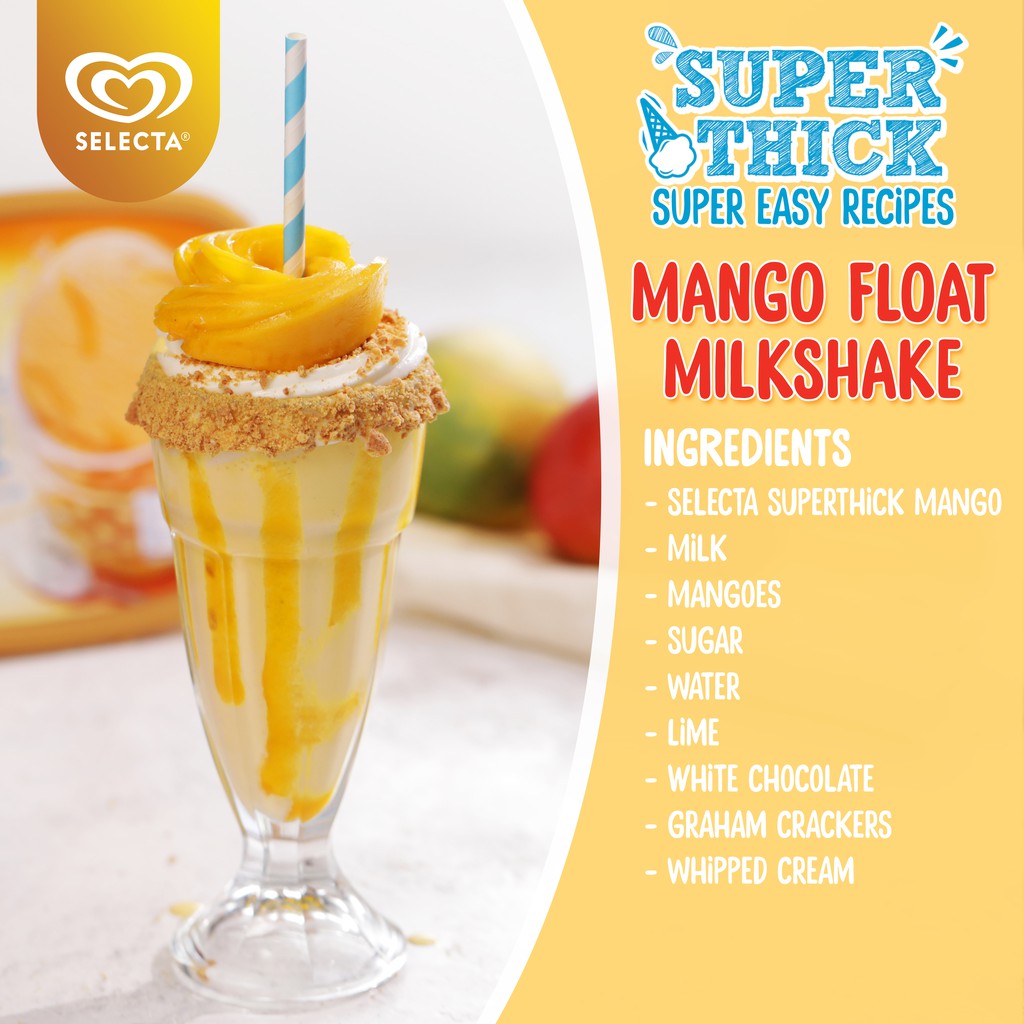Selecta Super Thick Mango Ice Cream 1 5l Shopee Philippines
