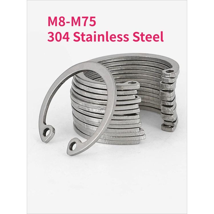 M8M75 304 Stainless Steel Circlip for Hole Inner Circlip C Type