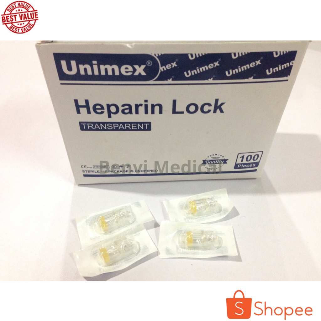 Heparin Lock Transparent (1pc, 5pcs) Shopee Philippines