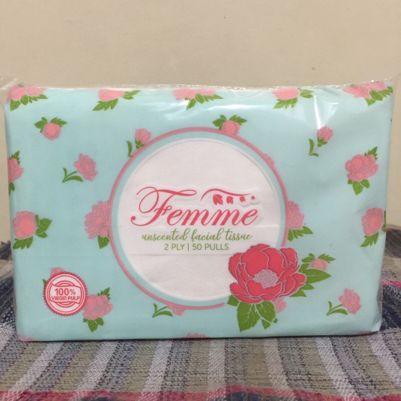 Femme Facial Tissue 50sheets Shopee Philippines