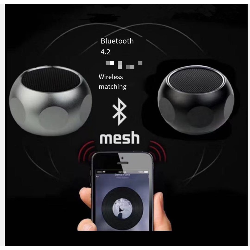 M10 MINI Bluetooth speaker metal wireless speaker stereo sounds