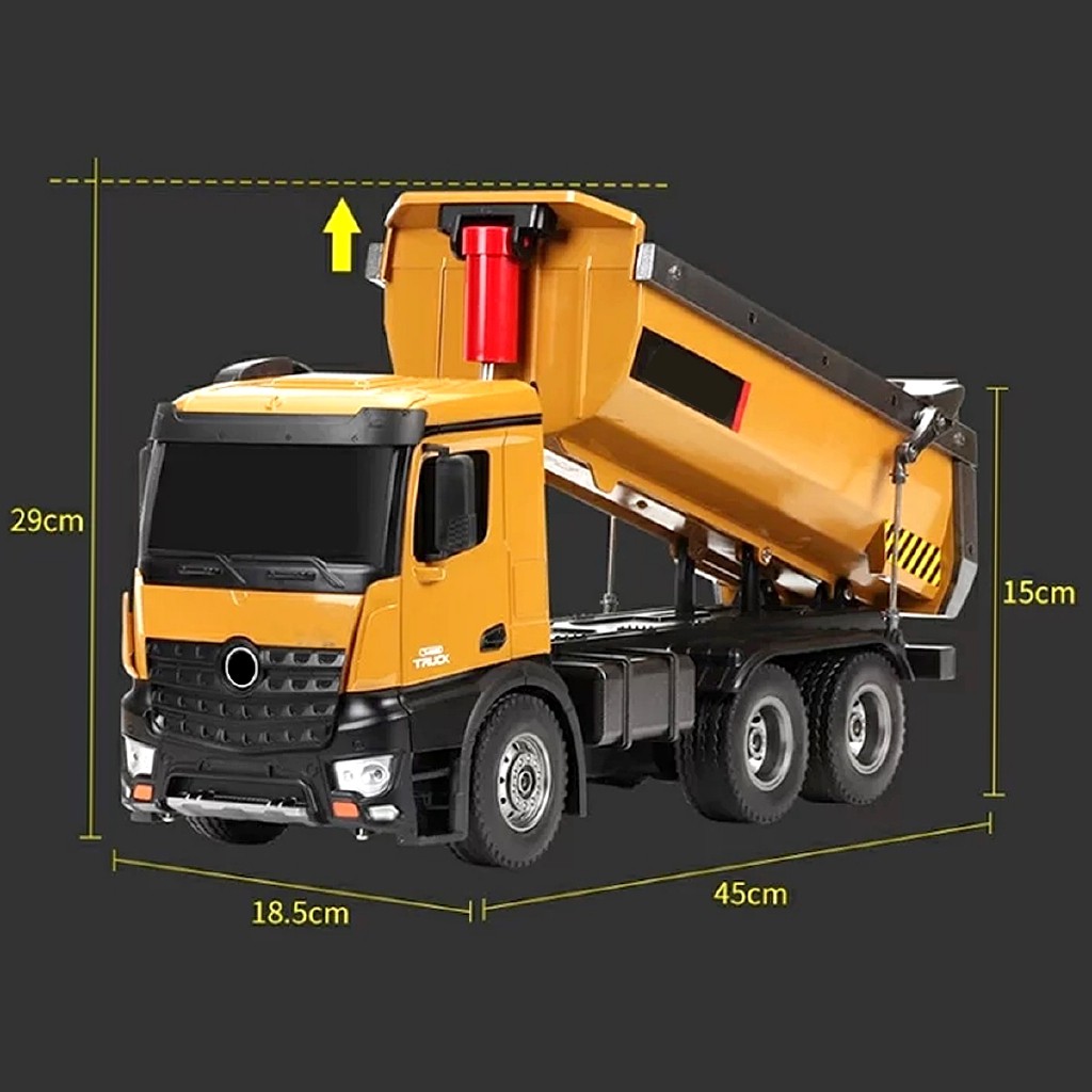 huina 1573 rc dump truck