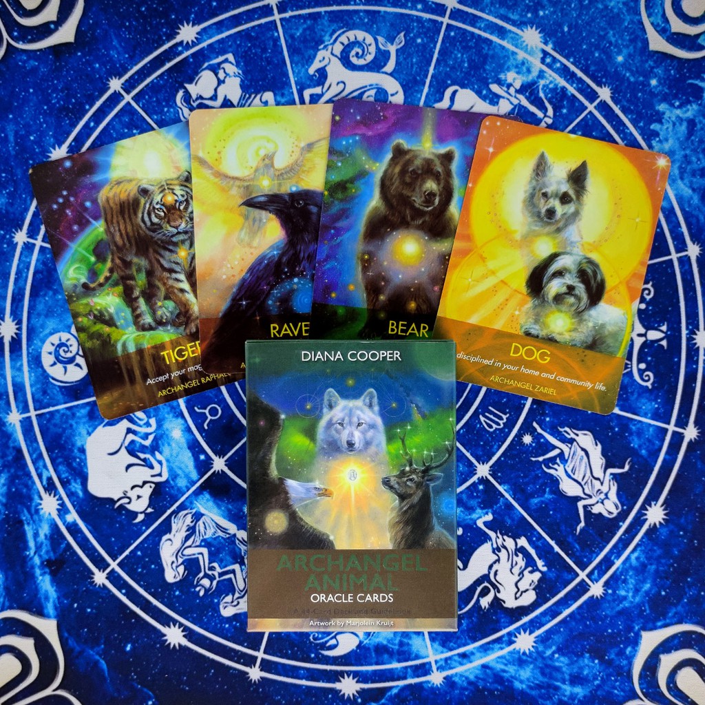 Ready Stock】Archangel Animal Oracle Card Tarot Cards English Version  Divination Tarot Deck Entertainment Party Board Game 44Pcs/Box | Shopee  Philippines