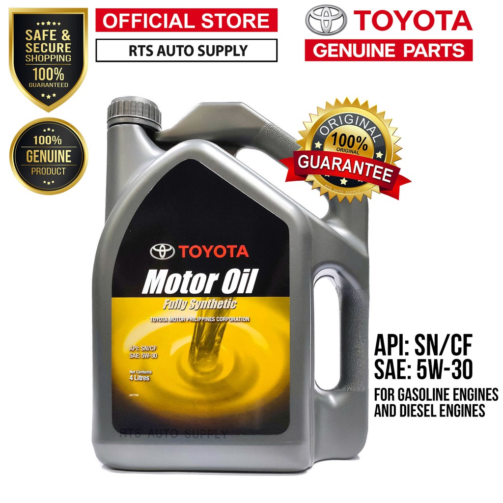 Toyota motor oil 5w30