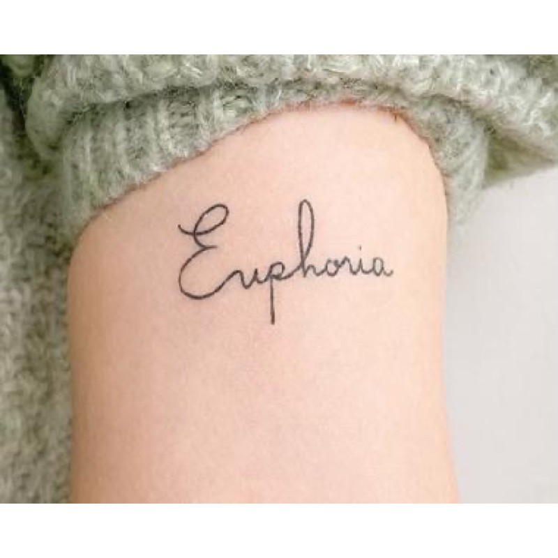 On Hand BTS Euphoria Instant Tattoo | Shopee Philippines