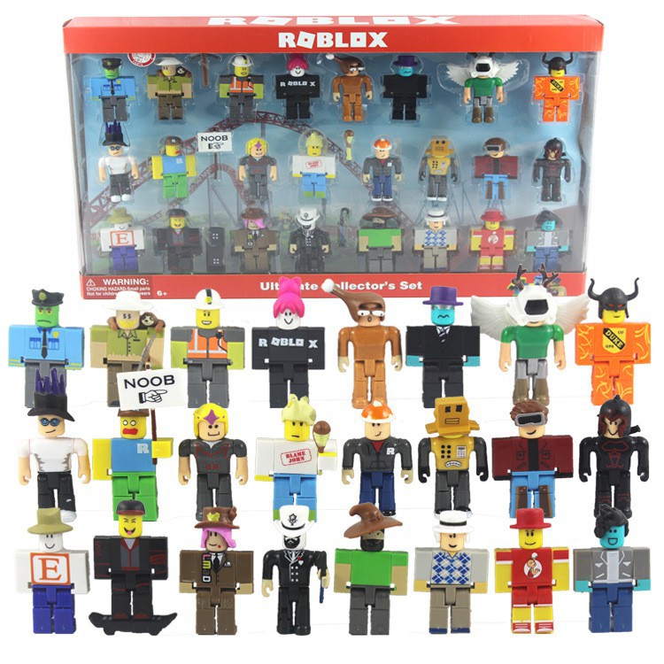 24pcs Virtual World Roblox Ultimate Collector S Set Action Figure Toy Kids Gift Shopee Philippines - roblox figures robots blocks roblox blocks figure set 85cm