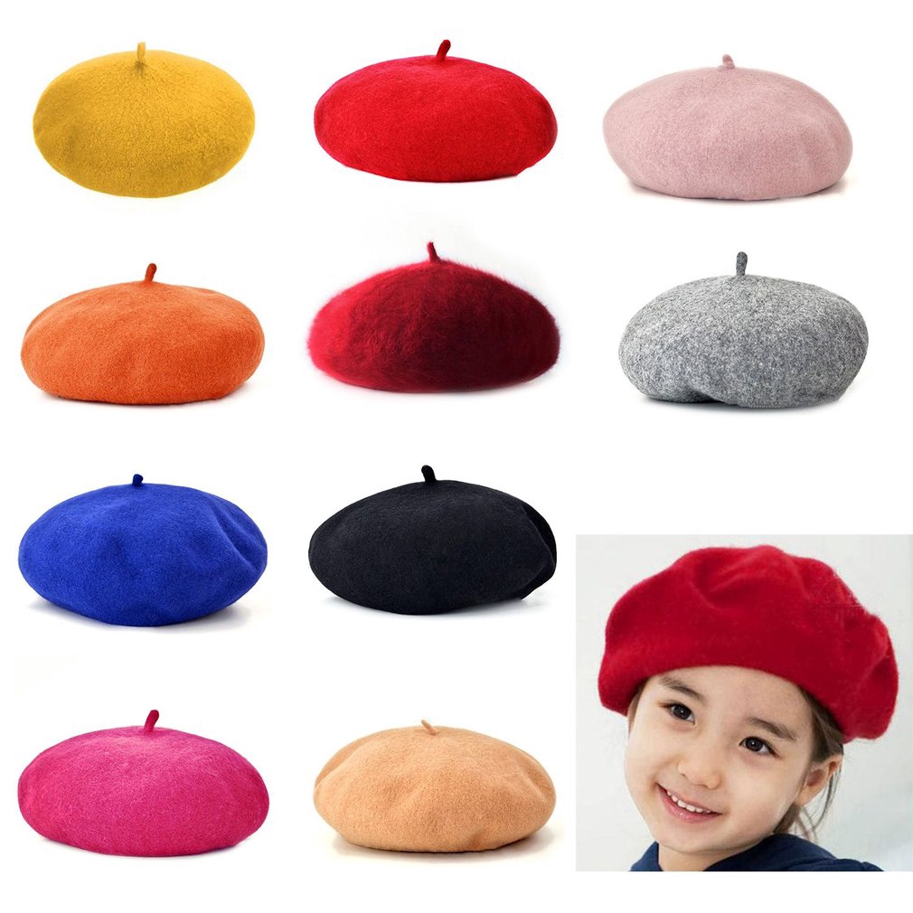 round woolen cap