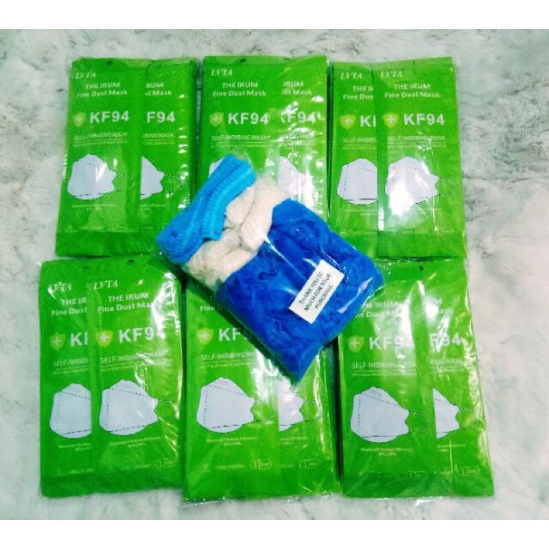 LVTA KF94 SelfImbibing Mask 4 Layers Individually Packed Shopee