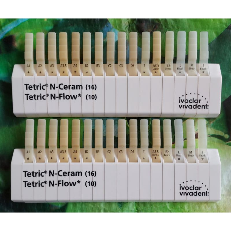 Composite Dental Shade Guide, Ivoclar Vivadent Tetric N Ceram Full set