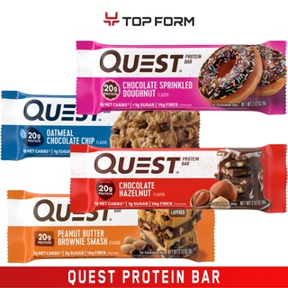 Quest Nutrition Protein Bar High Protein-Low Carb, Gluten Free, Keto Friendly (per piece)