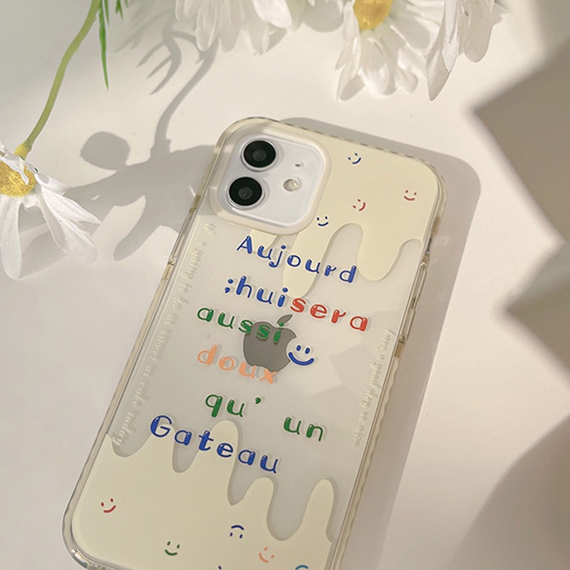 Retro Cream Smile Iphone Case Para Iphone 12 7 8 Plus X Xs Xr 11 Pro Max Shopee Philippines