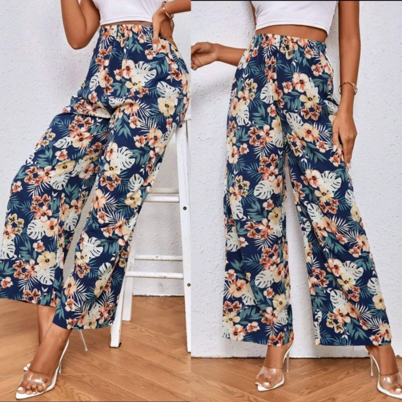 (SM-2XL)Challis Boho Square Pants | Shopee Philippines