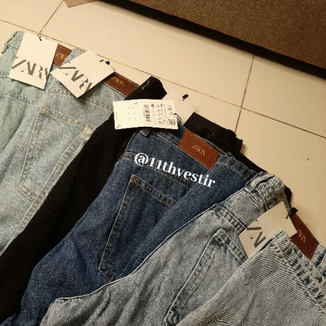 zara authentic denim mom jeans