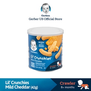 Gerber Lil Crunchies Mild Cheddar 42G