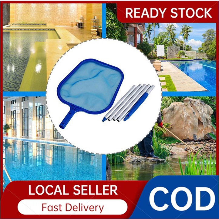 Pool Cleaning Net with 45inch Pole Swimming Pool Cleaner Net with 5