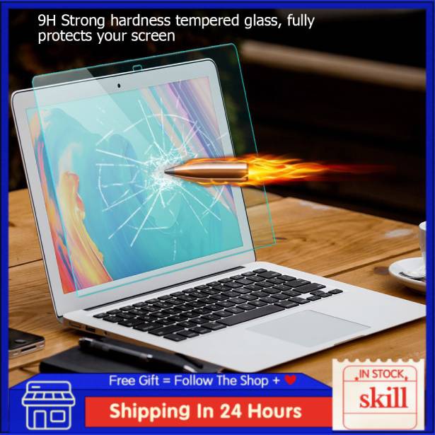 Skl Tempered Glass Laptop Hd Screen Protector Film For 11 15 Macbook Retinaair Shopee 4005