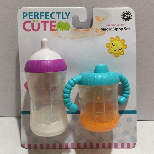 perfectly cute magic sippy set