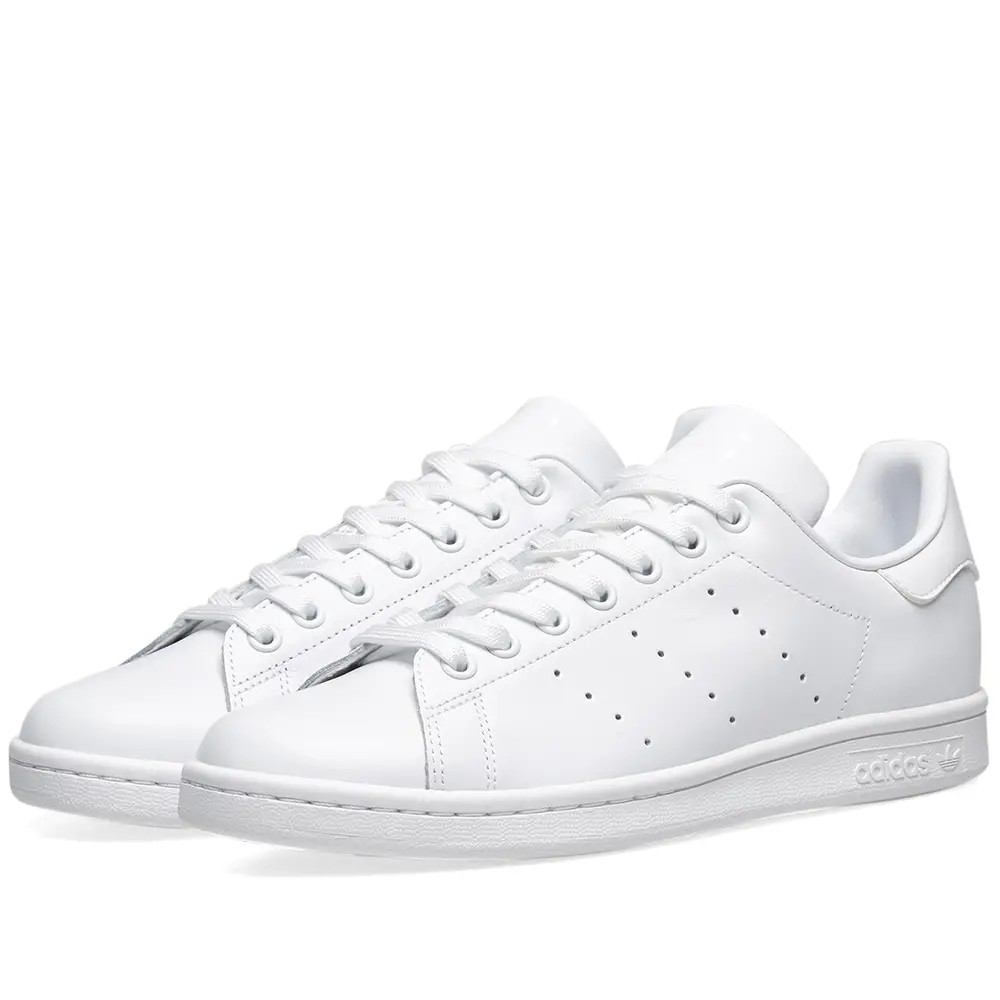 adidas stan smith all white (Womens 