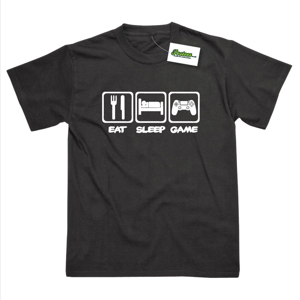 New Eat Sleep Game Gaming Funny Geek Printed T Shirt Shopee Philippines - linkin park hybrid theory shirt 2 roblox