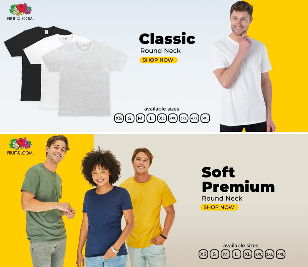 Fruit of the Loom, Online Shop Shopee Philippines