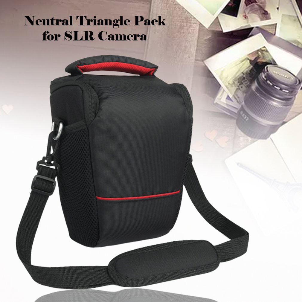 Triangle camera pack portable camera bag large capacity camera pack. stylish Shoulder bag