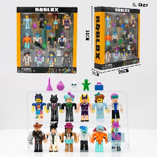 Roblox Figures 6pcs Set Pvc Game Roblox Toy Kids Building Block Doll Shopee Philippines - roblox wheelchair mini figure no code loose