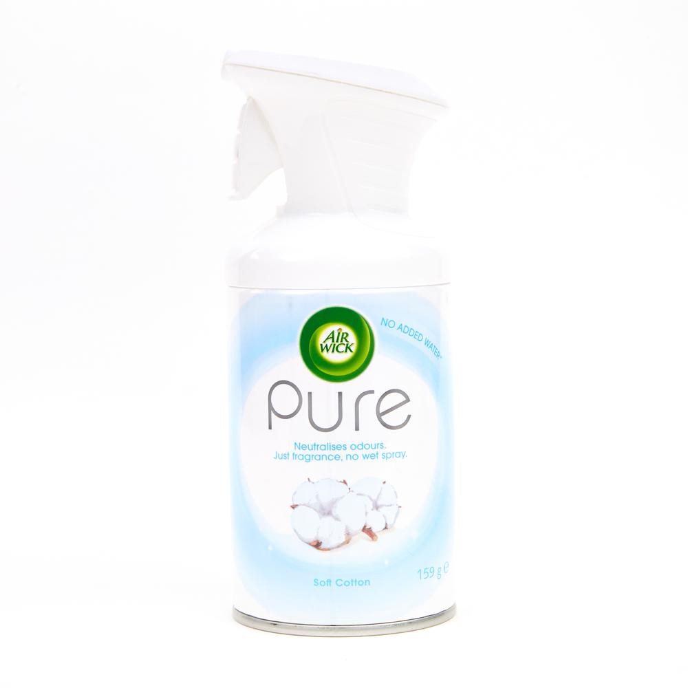 Air Wick Pure SOFT COTTON Room Fragrance Spray 159g / 250 mL Made in