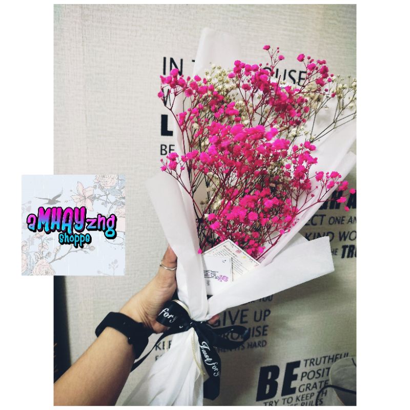 Babys Breath Gypsophila Dried Flower Bouquet length 4050cm Shopee Philippines