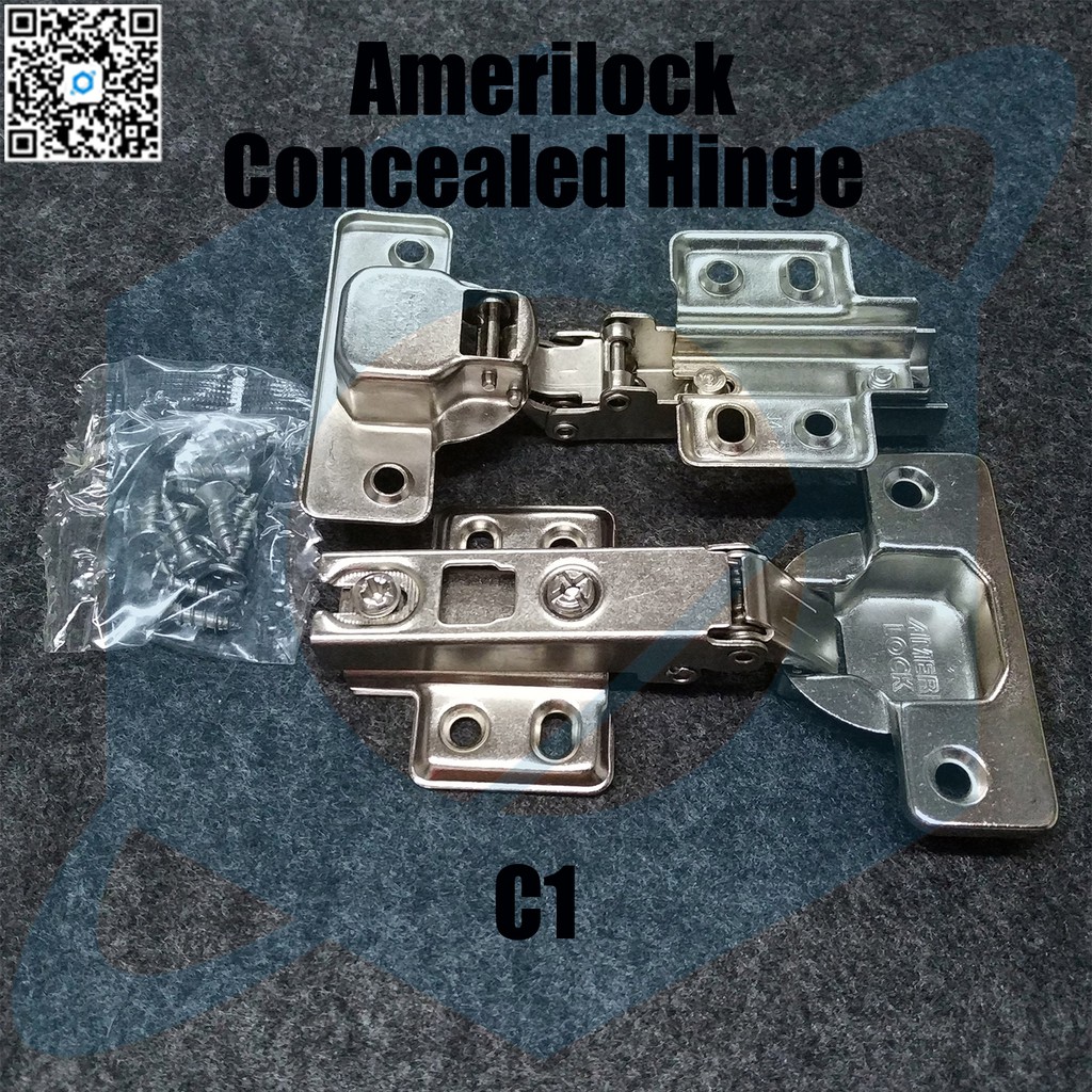 1pack Amerilock Concealed Hinge C1 Shopee Philippines