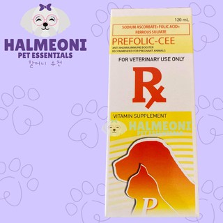 PREFOLIC-CEE (Sodium Ascorbate + Folic Acid + Ferrous Sulfate) - Pet Vitamins / Supplement