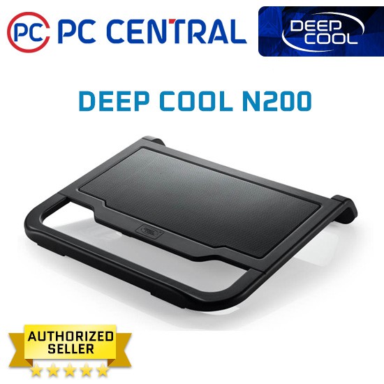 DEEPCOOL N200 Laptop Cooling Pad Black. Cooler Deep Cool | Shopee ...